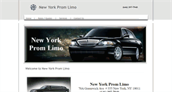 Desktop Screenshot of newyorkpromlimo.net